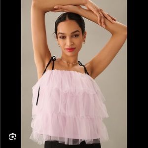 NWT Anthropologie Sunday in Brooklyn ribbon top